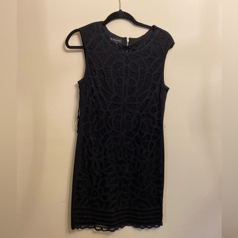 INC Black Lace Dress